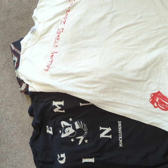 Men's Band Tees T Shirt Lot of 10 Size Large XL Modern - Picture 4 of 9